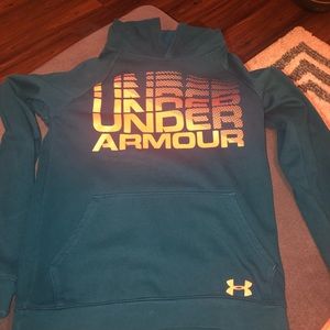 Under Armour shirts and hoodie